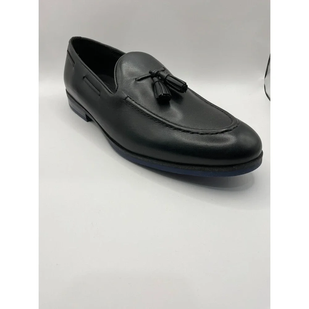 Clarks Citi Stride Slip On Loafer Men's Size US 9M Black Leather Shoes NWOB